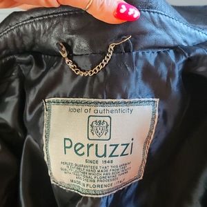 Peruzzi Leather Jacket Black
